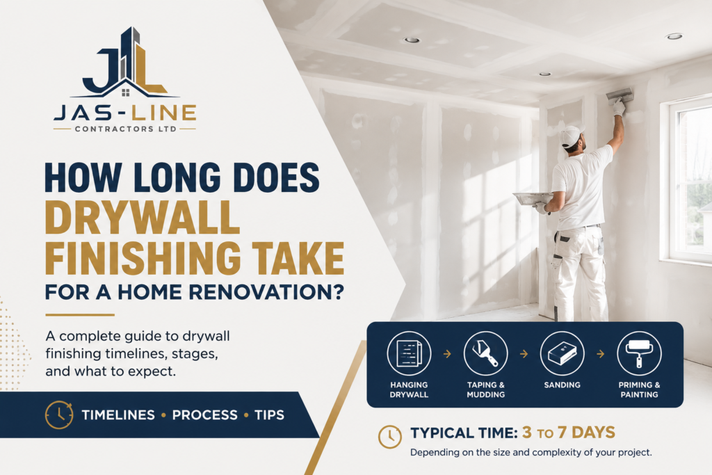 How Long Does Drywall Finishing Take for a Home Renovation?