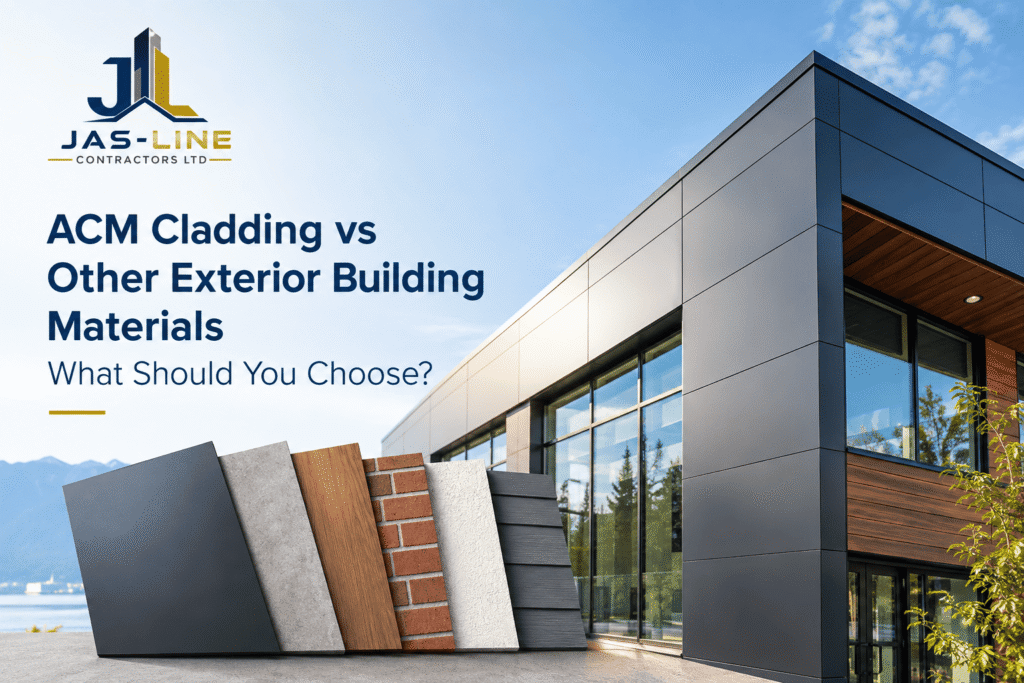 ACM cladding Vancouver compared with other exterior building materials