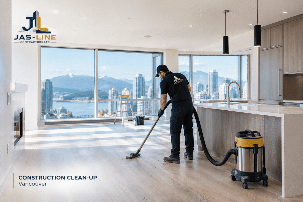 Construction clean up services in Vancouver after a residential or commercial renovation
