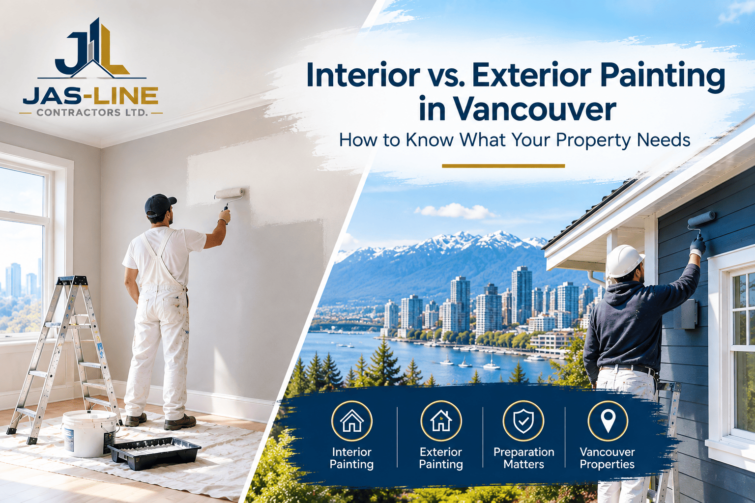 Interior vs Exterior Painting