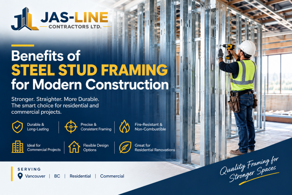 Benefits of steel stud framing