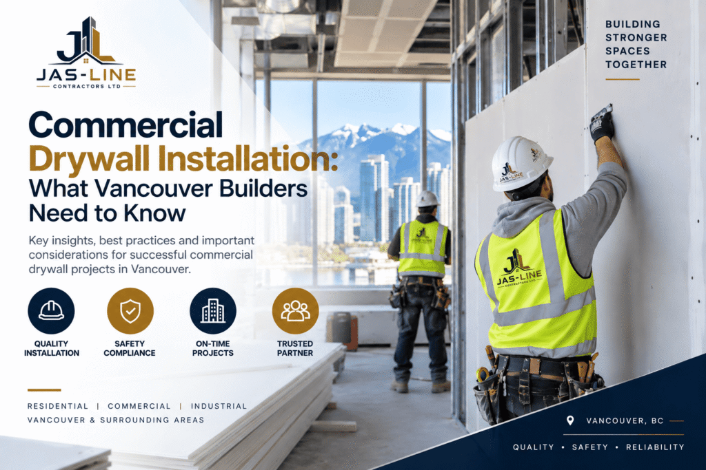 Commercial Drywall Installation: What Vancouver Builders Need to Know