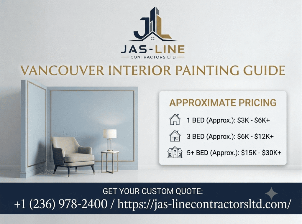 interior painting cost Vancouver