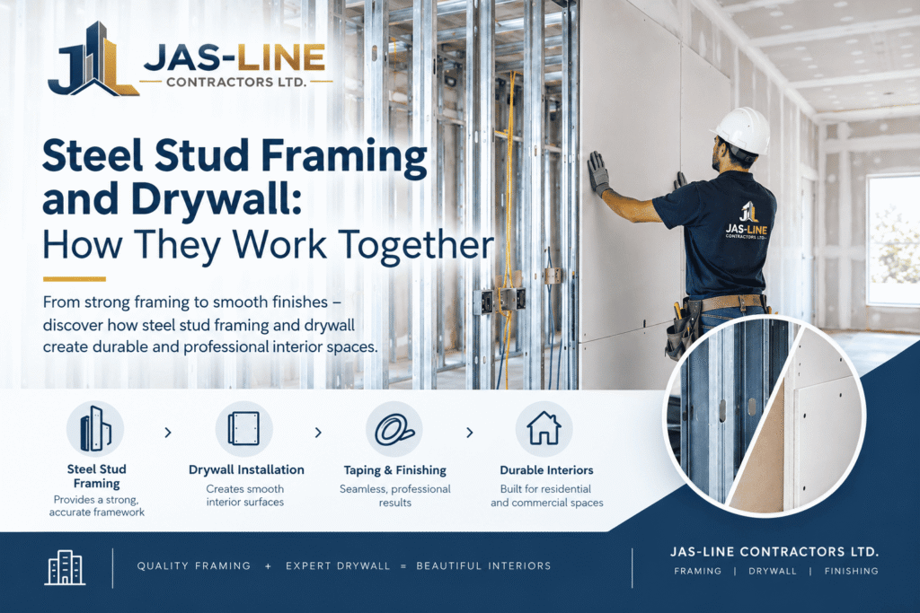 Steel Stud and Drywall: Work Together